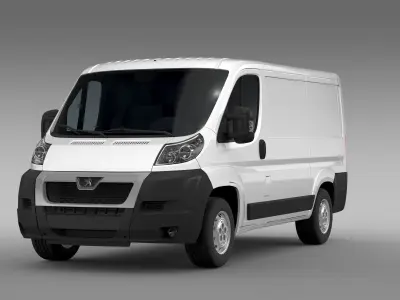 Peugeot Boxer Van L1H1 2006-2014 3D model
