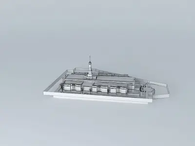LDS. Temple Columbus, Ohio. Templo Mormon. 60th operating tem... Free 3D model