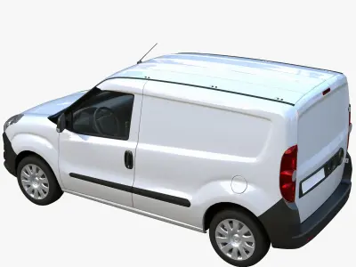commercial van 3D model