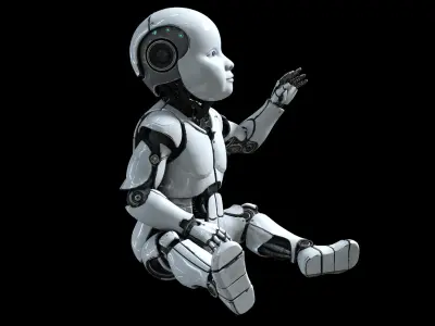Newtron Robot Child 3D model