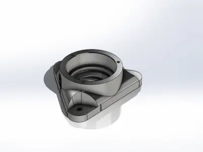 Base de Mancal de Rolamento SKF FNL 511 B Bearing Base 3D model