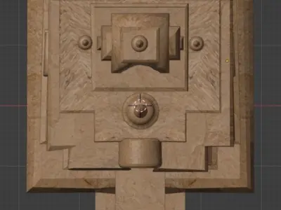  Indian Temple 3D model Low-poly 3D model