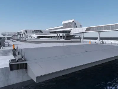 Port Terminal 3D model