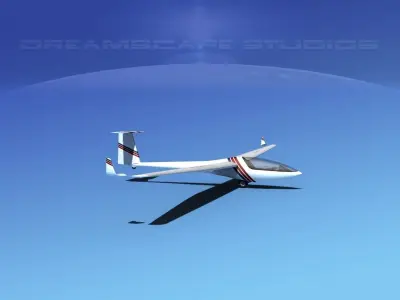 Glaser-Dirks DG-300 Glider V08 3D model