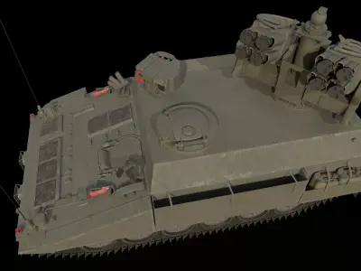 Alvis Stormer Low-poly 3D model