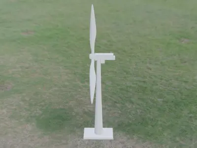 Windturbine wind turbine Low-poly 3D model