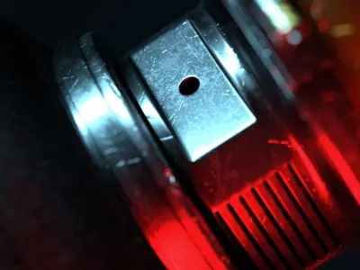 Turbocharger - car part Low-poly 3D model