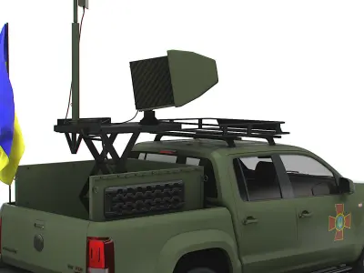 Volkswagen Amarok REW Bukovel 2022 3D model