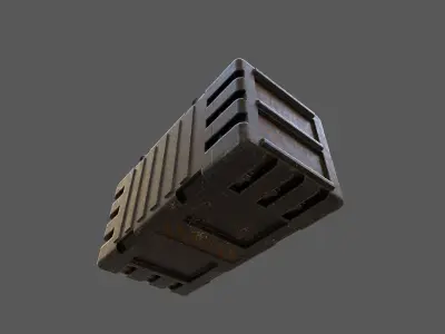 Sci-Fi Crete Low-poly 3D model