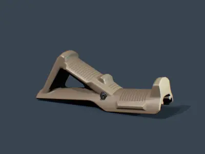 Angled Forp Grip Low-poly 3D model