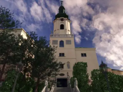 Nitra castle - Slovakia 3D model