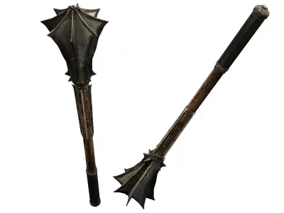 Mace elder scrolls iii wand Low-poly 3D model