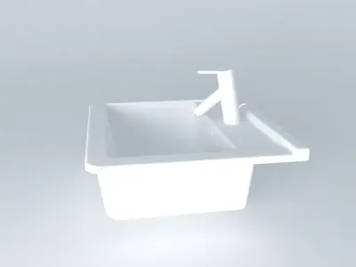 starck 3 sink Free 3D model