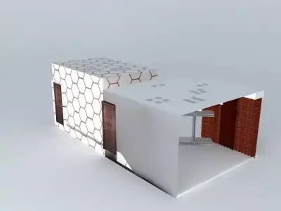 office cabinet for garments product 3D model