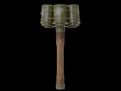 m24 grenade Low-poly 3D model purchase