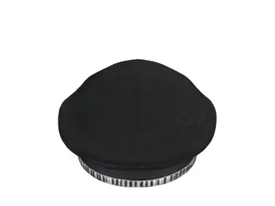 Basic Badge Hat 3D model
