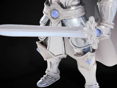 Stylized Sword - Ceremonial Royal Dignitarys - Game Ready 3D model