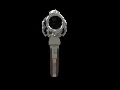 Colt Peacemaker with Bullets 3D model