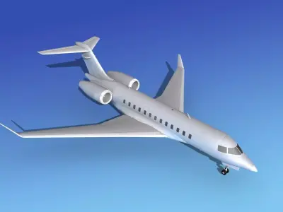 Global Express XRS Bare Metal 3D model