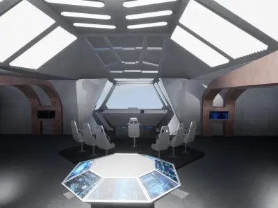 Waverider Bridge From DCs Legends of Tommorow 3D model