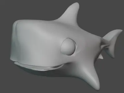 Fish Cartoon - Dio 3D model