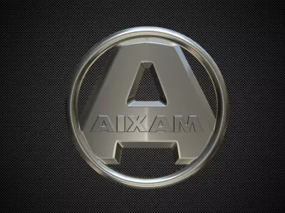 aixam logo 3D model
