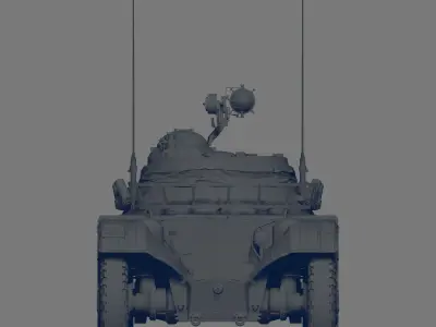 Panhard E B R 1963 3D model