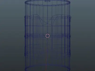 Oil Barrel Free low-poly 3D model