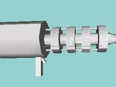 tesla coil rifle model number 8 Free low-poly 3D model