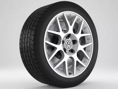 Volkswagen Passat Rim 3D model