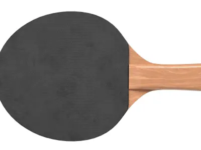 Table Tennis Paddles  Low-poly 3D model