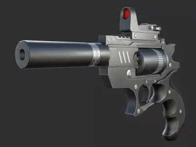 a Gun 3D model