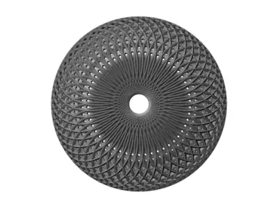 abstract spherical patterns Free 3D print model