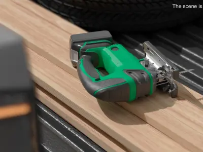 Cordless Jig Saw 3D model