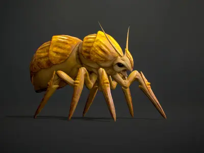 Pathfinder Bug Creature - Game Ready Low-poly 3D model Low-poly 3D model