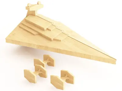 Wooden toy vol 14 3D model