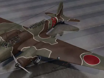 Mitsubishi Ki-21-1A Sally 3D model