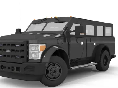 Tactical vehicle 3D model