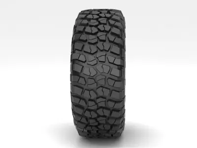 OFF ROAD WHEEL AND TIRE 3 3D model