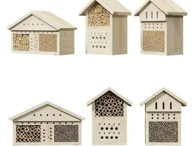 Bee house 3D model