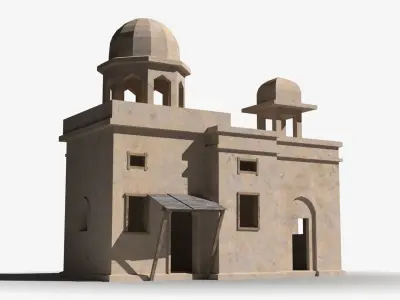 Arab x19 Low-poly 3D model