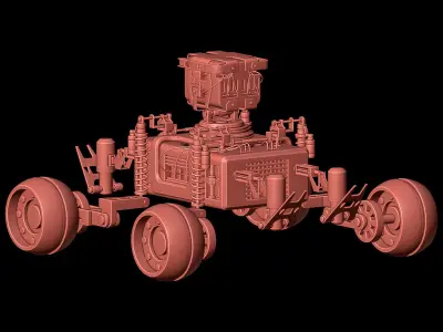 Robot 2 - Only Mesh 3D model