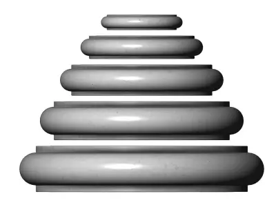 Single Bullnose Column Base 3D print model