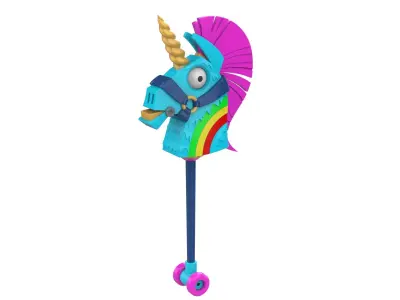  Rainbow Smash Unicorn - Commercial - Printable - STL 3D print model