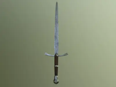Medieval Sword Pack 2 Low-poly 3D model