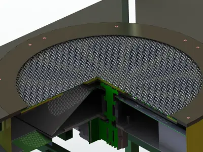 Disc Sander for Refurbished Car Rubber 3D model