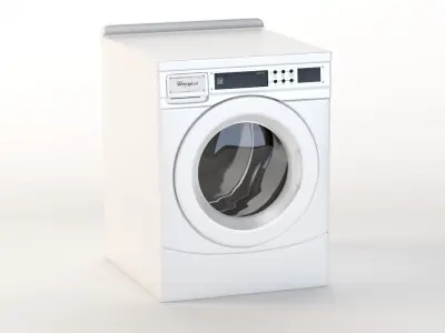 Whirlpool Commercial High Efficiency Energy Star Qualified Front 3D model