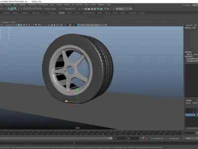 wheel wheight rigg Free 3D model