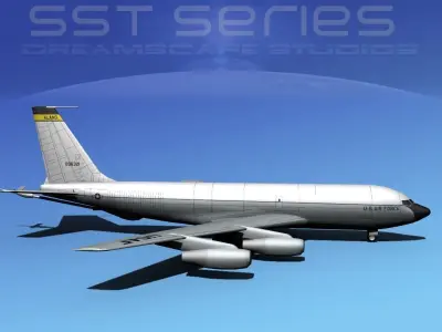 Boeing KC-135E Stratotanker LPSS V10 3D model
