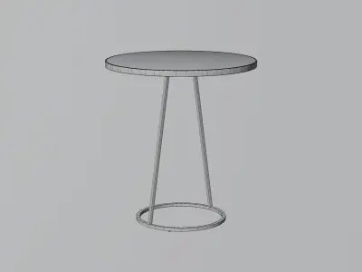 Free Modern Black Table Free low-poly 3D model
